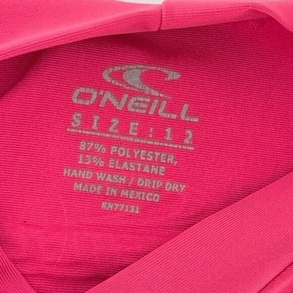 O'Neill Kid's Basic Skins Short Sleeve‎ Rash Guard Size 12 Summer - Picture 5 of 7